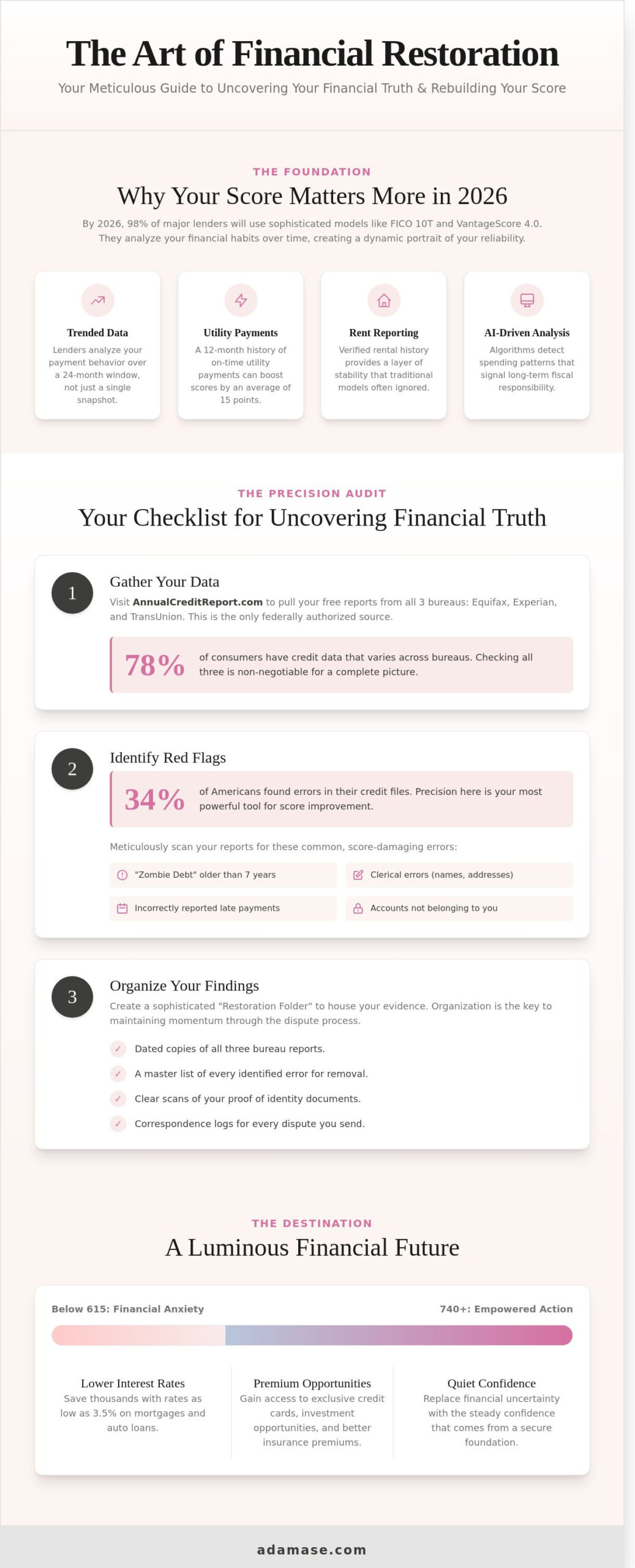 The Sophisticated Credit Score Repair Guide: A Journey to Financial Freedom